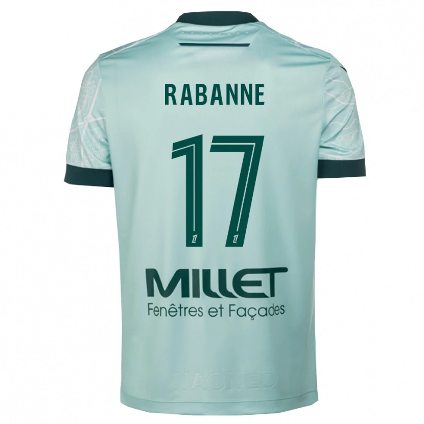 Danxen Mujer Camiseta Julie Rabanne #17 Verde Blanco 2ª Equipación 2025/26 La Camisa México