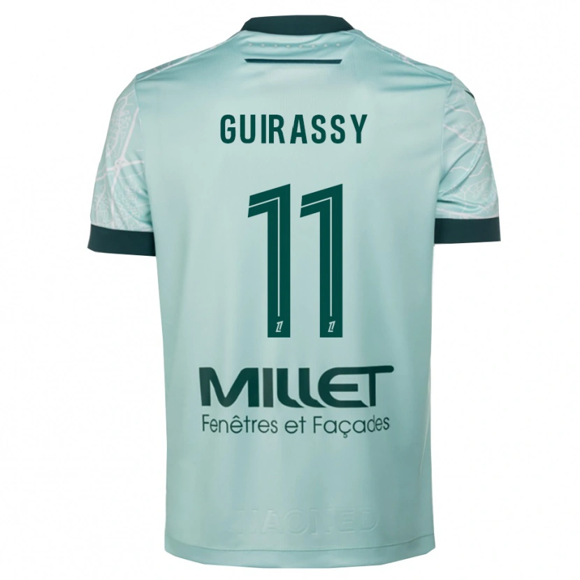 Danxen Mujer Camiseta Herba Guirassy #11 Verde Blanco 2ª Equipación 2025/26 La Camisa México