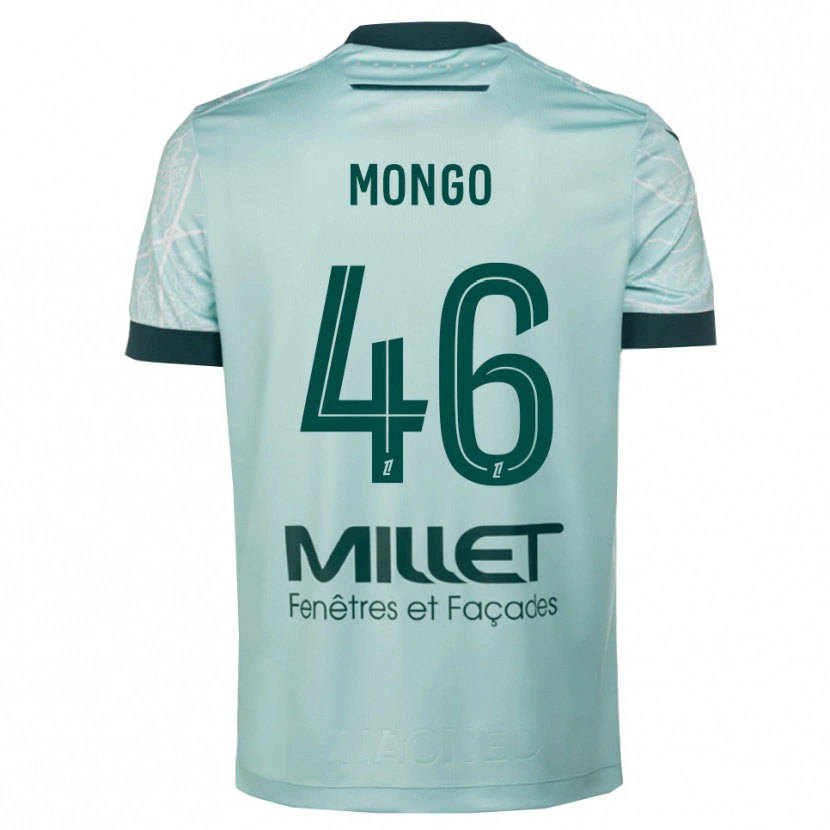 Danxen Mujer Camiseta Enzo Mongo #46 Verde Blanco 2ª Equipación 2025/26 La Camisa México