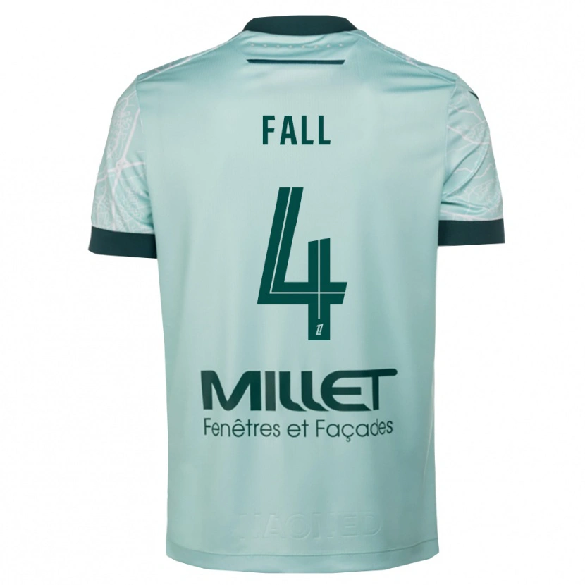 Danxen Mujer Camiseta Babacar Fall #4 Verde Blanco 2ª Equipación 2025/26 La Camisa México