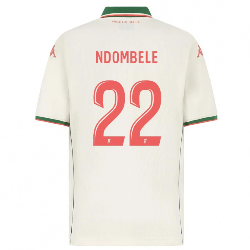 Danxen Mujer Camiseta Tanguy Ndombélé #22 Blanco Verde 2ª Equipación 2025/26 La Camisa México