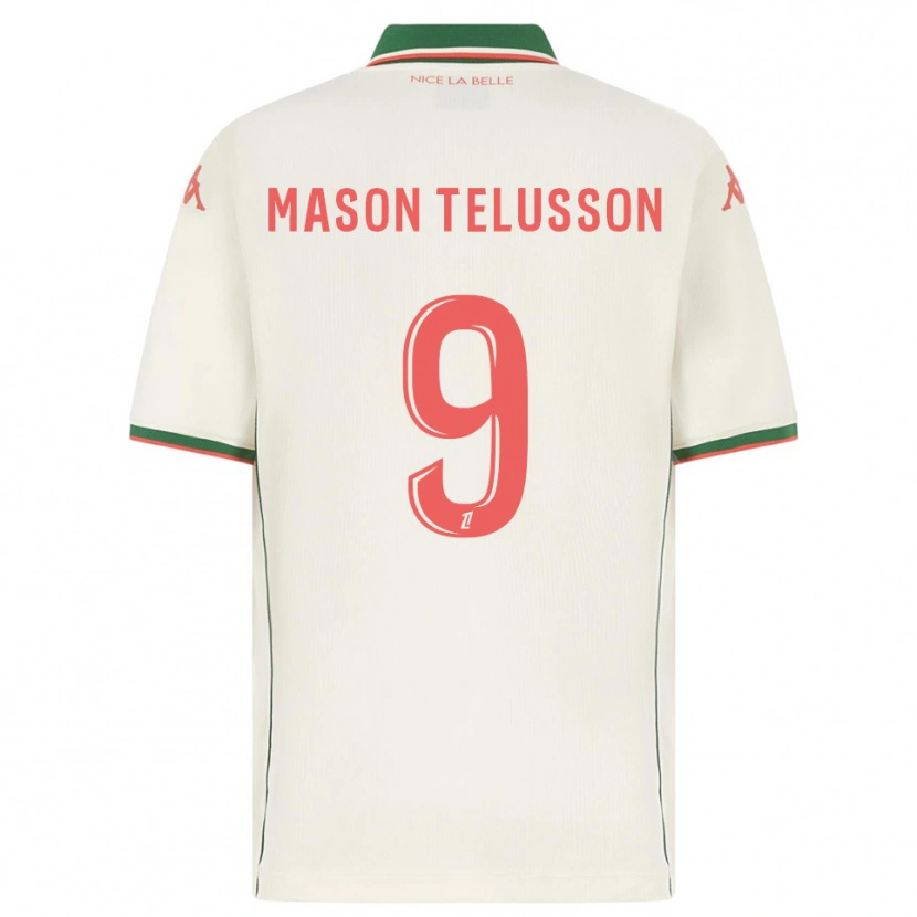Danxen Mujer Camiseta Jah-Mason Telusson #9 Blanco Verde 2ª Equipación 2025/26 La Camisa México