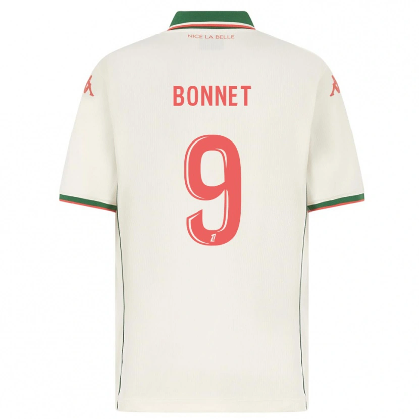 Danxen Mujer Camiseta Thomas Bonnet #9 Blanco Verde 2ª Equipación 2025/26 La Camisa México