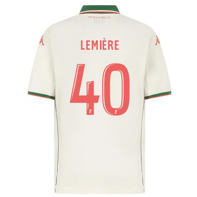 Danxen Mujer Camiseta Pauline Lemière #40 Blanco Verde 2ª Equipación 2025/26 La Camisa México