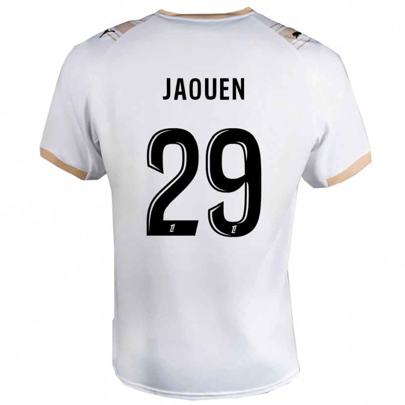 Danxen Mujer Camiseta Ewen Jaouen #29 Blanco Negro 2ª Equipación 2025/26 La Camisa México