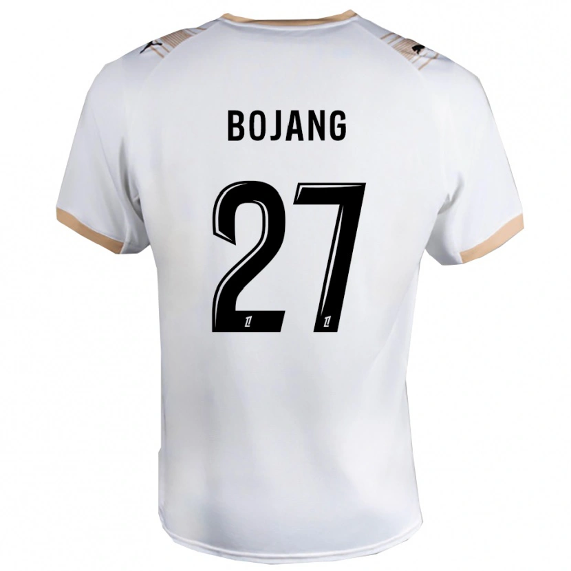 Danxen Mujer Camiseta Adama Bojang #27 Blanco Negro 2ª Equipación 2025/26 La Camisa México