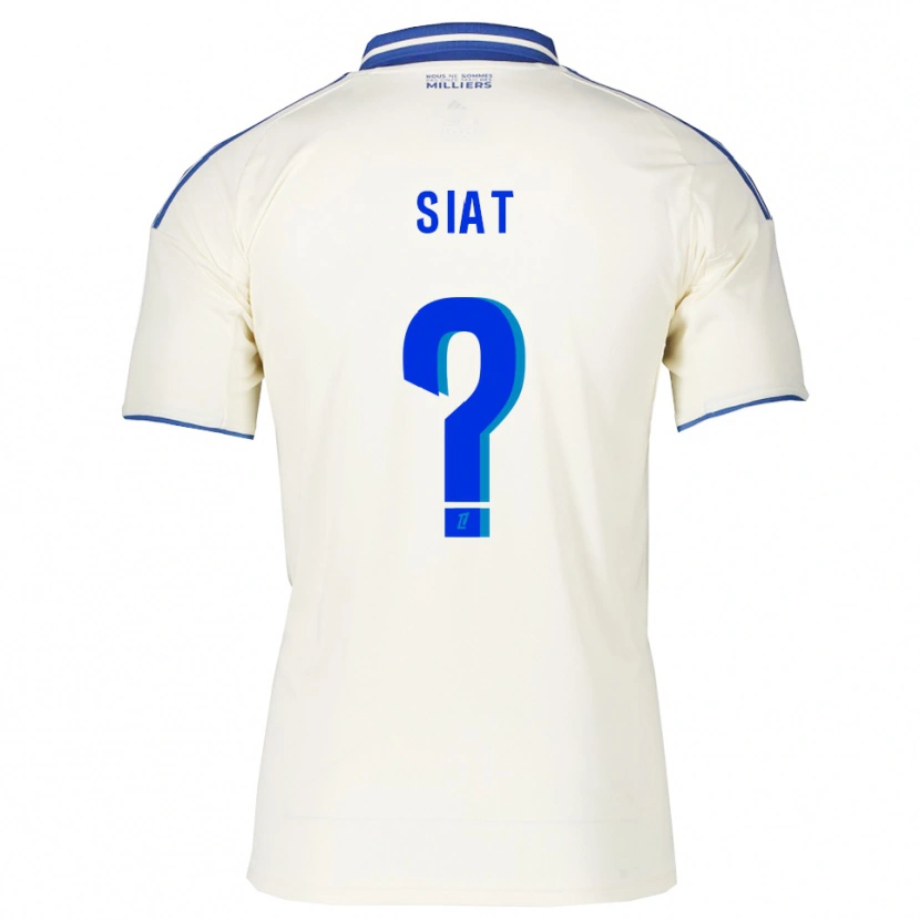 Danxen Mujer Camiseta Victor Siat #0 Champán Azul 2ª Equipación 2025/26 La Camisa México
