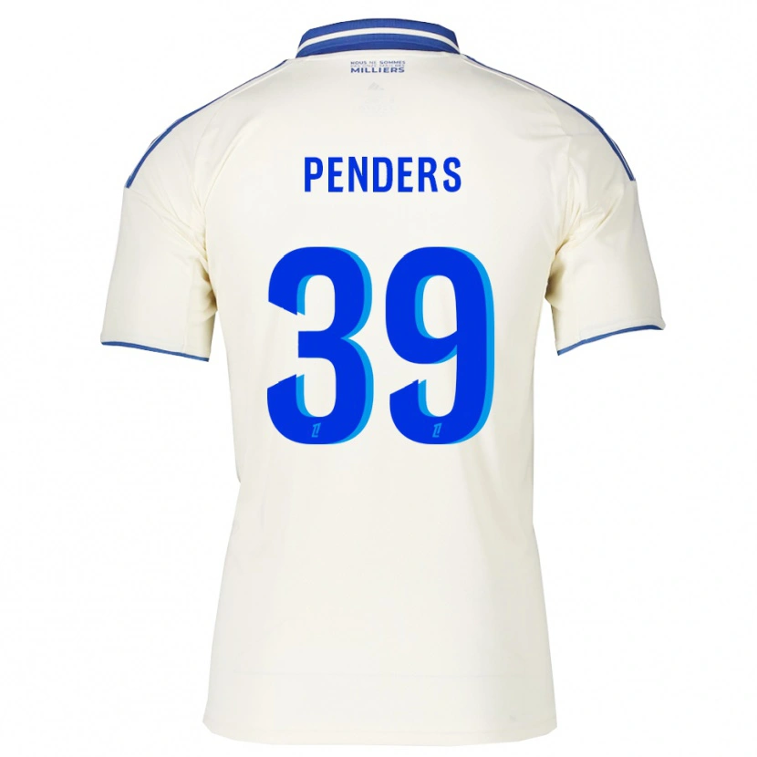 Danxen Mujer Camiseta Mike Penders #39 Champán Azul 2ª Equipación 2025/26 La Camisa México