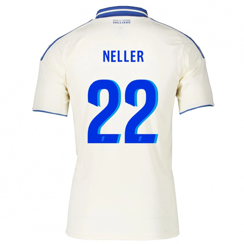 Danxen Mujer Camiseta Chloé Neller #22 Champán Azul 2ª Equipación 2025/26 La Camisa México