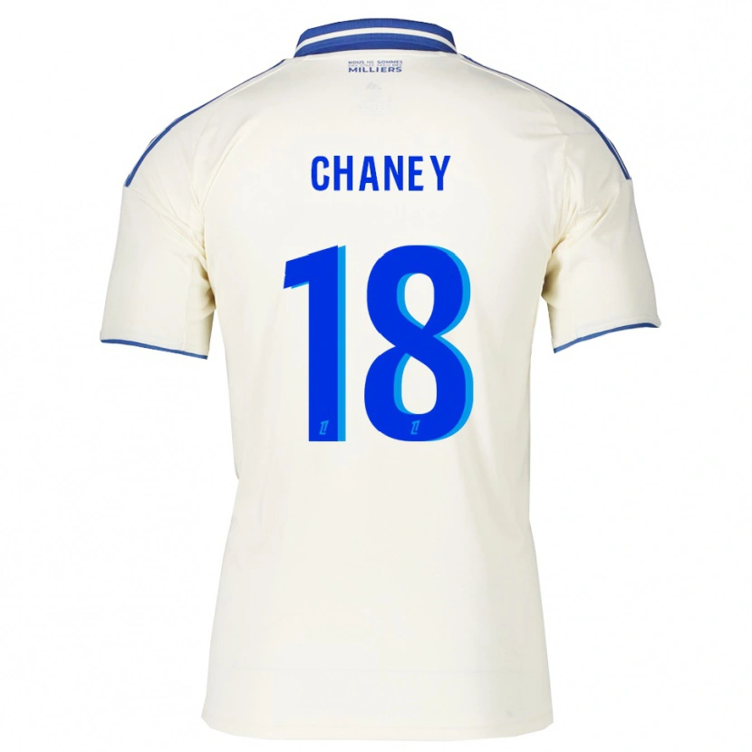 Danxen Mujer Camiseta Amanda Chaney #18 Champán Azul 2ª Equipación 2025/26 La Camisa México