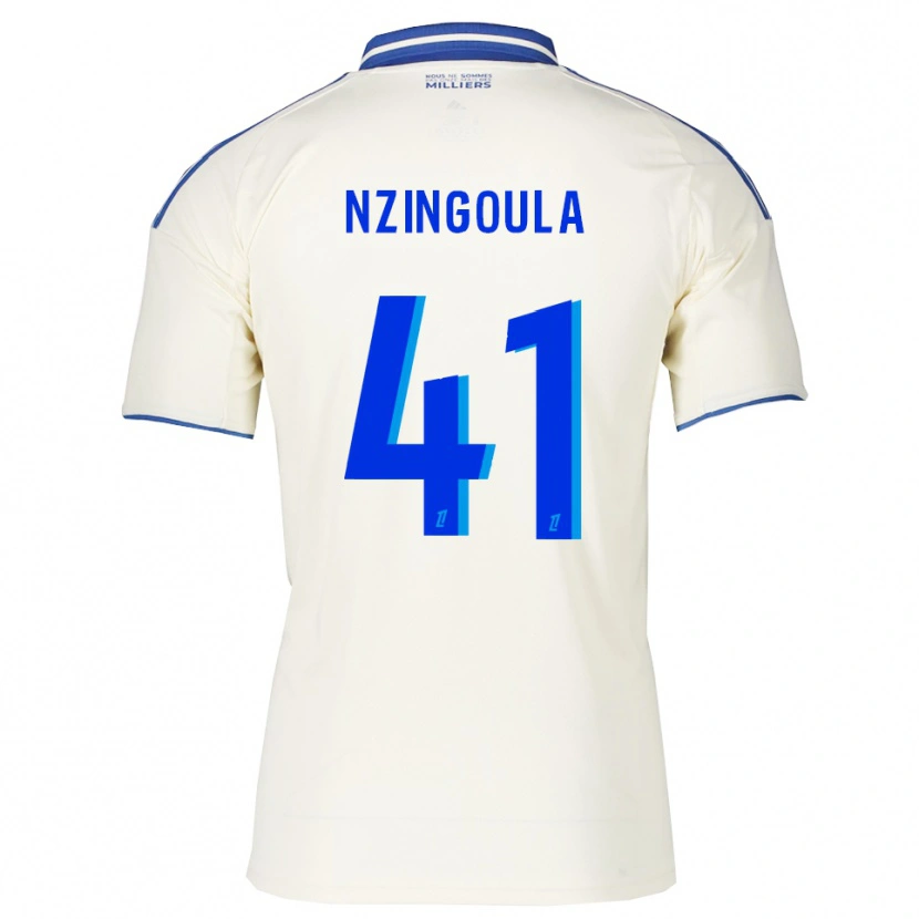Danxen Mujer Camiseta Rabby Nzingoula #41 Champán Azul 2ª Equipación 2025/26 La Camisa México
