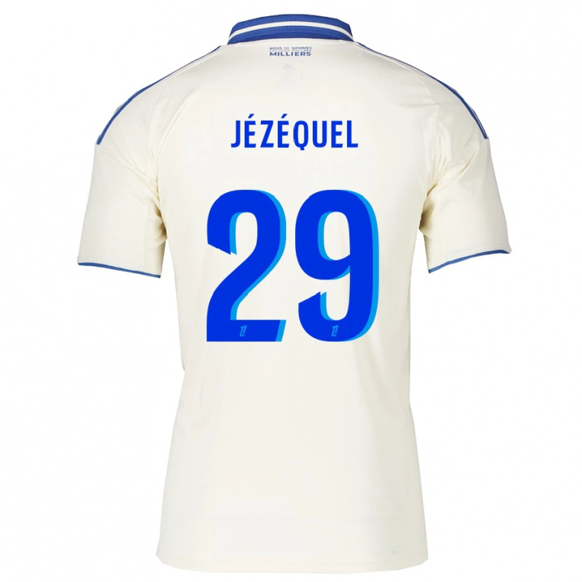 Danxen Mujer Camiseta Emmy Jézéquel #29 Champán Azul 2ª Equipación 2025/26 La Camisa México