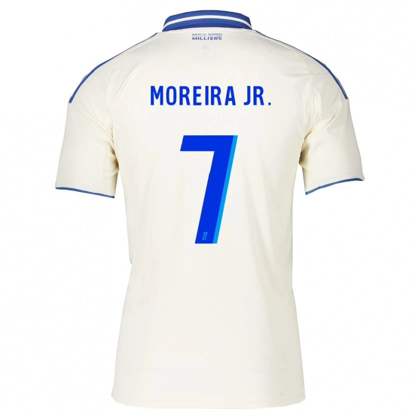 Danxen Mujer Camiseta Diego Moreira #7 Champán Azul 2ª Equipación 2025/26 La Camisa México