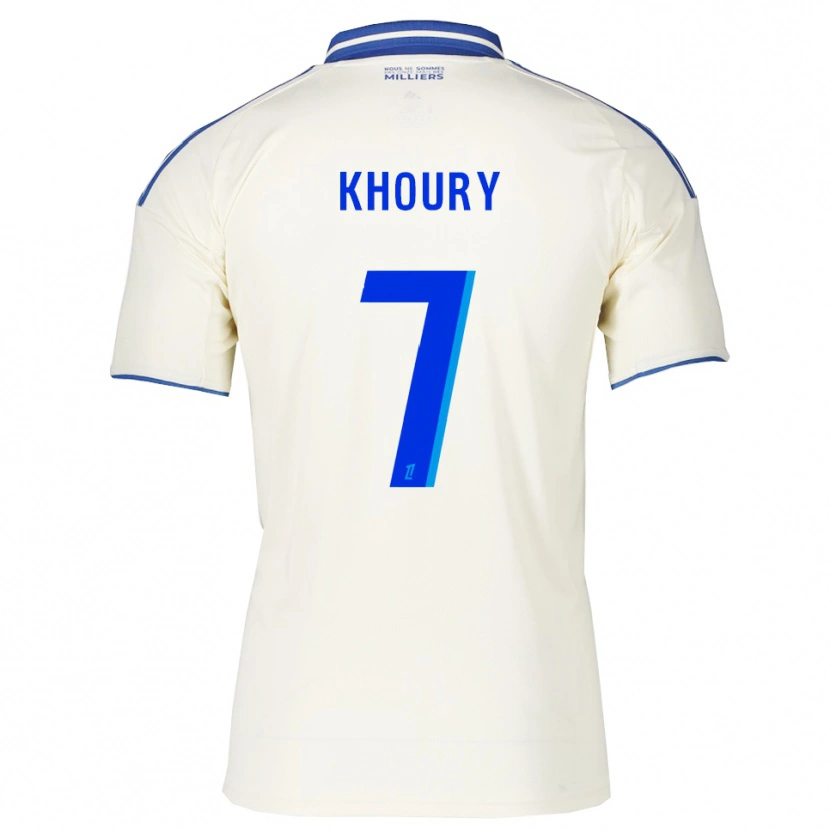 Danxen Mujer Camiseta Pilar Khoury #7 Champán Azul 2ª Equipación 2025/26 La Camisa México