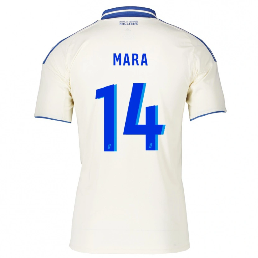 Danxen Mujer Camiseta Sékou Mara #14 Champán Azul 2ª Equipación 2025/26 La Camisa México