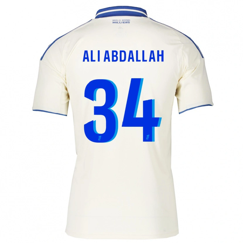 Danxen Mujer Camiseta Aboubacar Ali Abdallah #34 Champán Azul 2ª Equipación 2025/26 La Camisa México