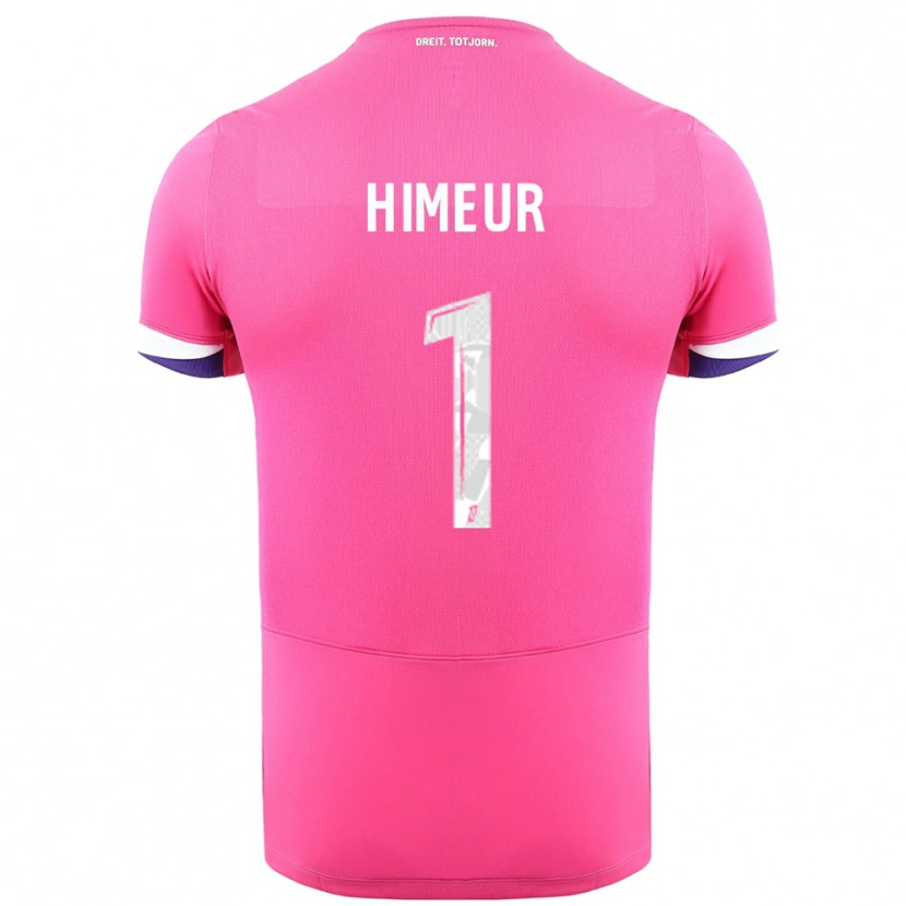Danxen Mujer Camiseta Thomas Himeur #1 Rosa Blanco 2ª Equipación 2025/26 La Camisa México