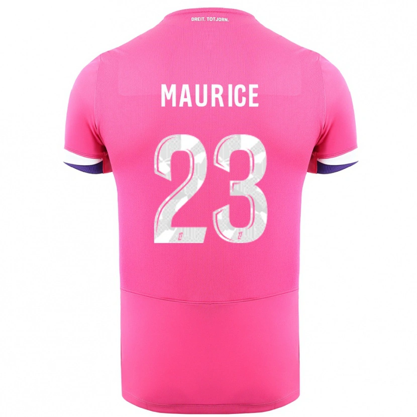 Danxen Mujer Camiseta Sandra Maurice #23 Rosa Blanco 2ª Equipación 2025/26 La Camisa México