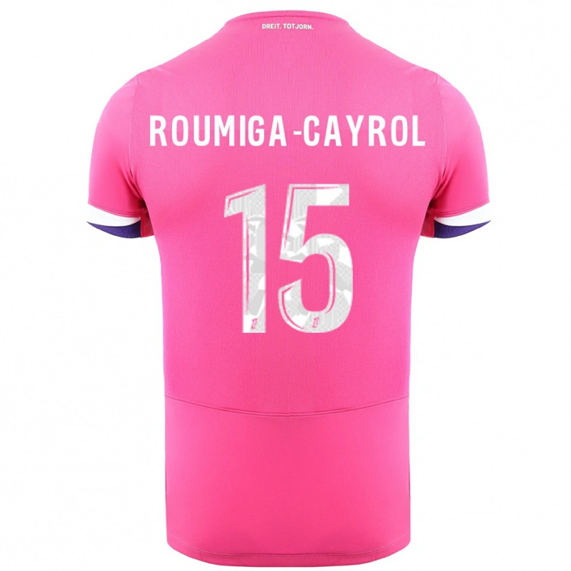 Danxen Mujer Camiseta Sonia Roumiga-Cayrol #15 Rosa Blanco 2ª Equipación 2025/26 La Camisa México