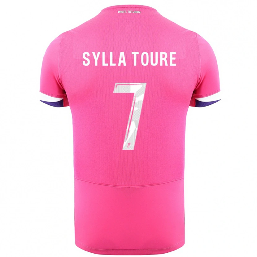 Danxen Mujer Camiseta Ismael Sylla Touré #7 Rosa Blanco 2ª Equipación 2025/26 La Camisa México