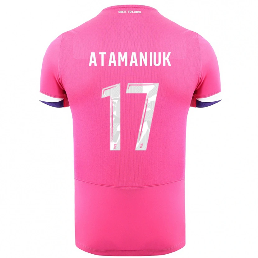 Danxen Mujer Camiseta Alexandra Atamaniuk #17 Rosa Blanco 2ª Equipación 2025/26 La Camisa México