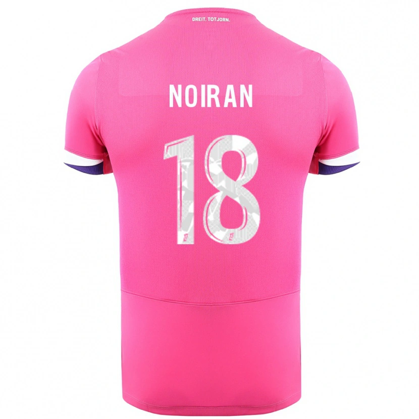 Danxen Mujer Camiseta Clara Noiran #18 Rosa Blanco 2ª Equipación 2025/26 La Camisa México