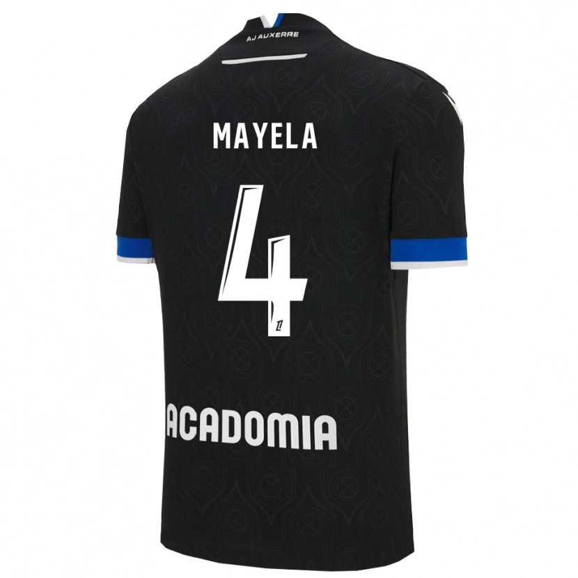 Danxen Mujer Camiseta Victor Mayela #4 Negro Blanco 2ª Equipación 2025/26 La Camisa México