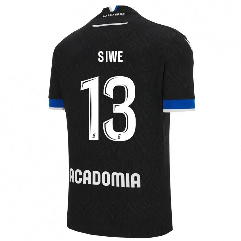 Danxen Mujer Camiseta Telli Siwe #13 Negro Blanco 2ª Equipación 2025/26 La Camisa México