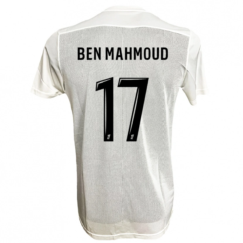 Danxen Mujer Camiseta Yessine Ben Mahmoud #17 Negro Blanco 2ª Equipación 2025/26 La Camisa México