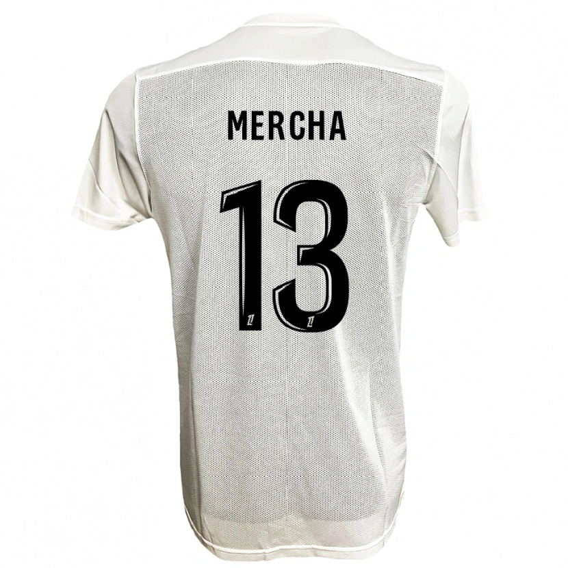 Danxen Mujer Camiseta Yanis Mercha #13 Negro Blanco 2ª Equipación 2025/26 La Camisa México
