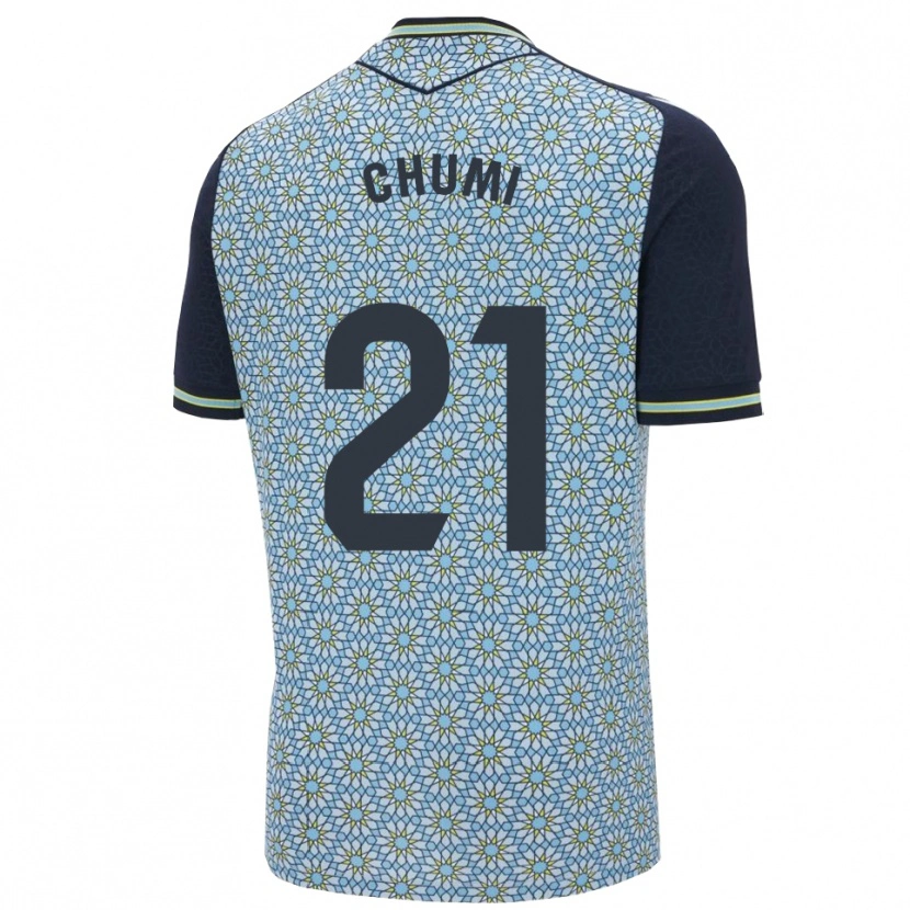 Danxen Mujer Camiseta Chumi #21 Azul Marino 2ª Equipación 2025/26 La Camisa México