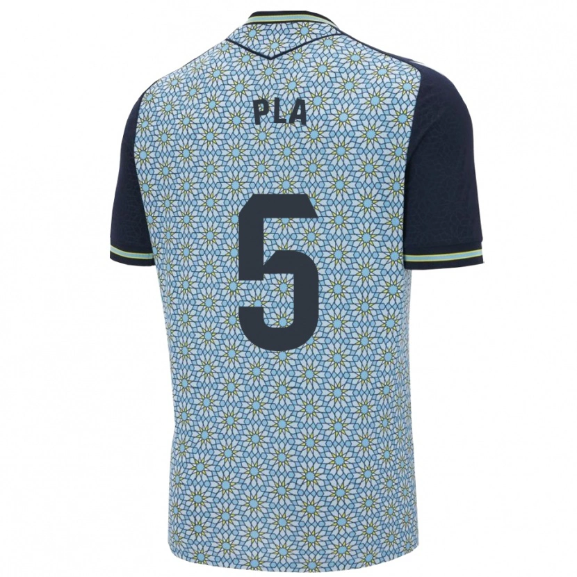 Danxen Mujer Camiseta Edu Pla #5 Azul Marino 2ª Equipación 2025/26 La Camisa México