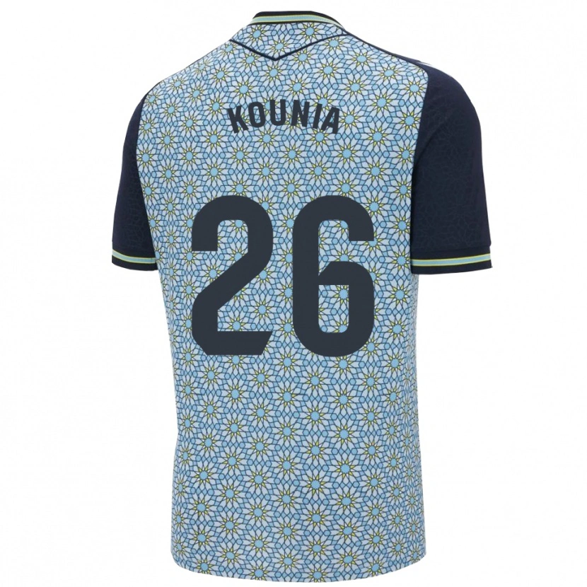 Danxen Mujer Camiseta Houssam Kounia #26 Azul Marino 2ª Equipación 2025/26 La Camisa México