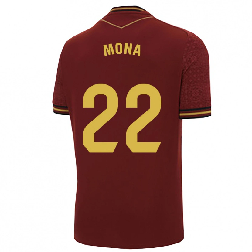 Danxen Mujer Camiseta Patricia Bralo Morillo #22 Burdeos Oro 2ª Equipación 2025/26 La Camisa México