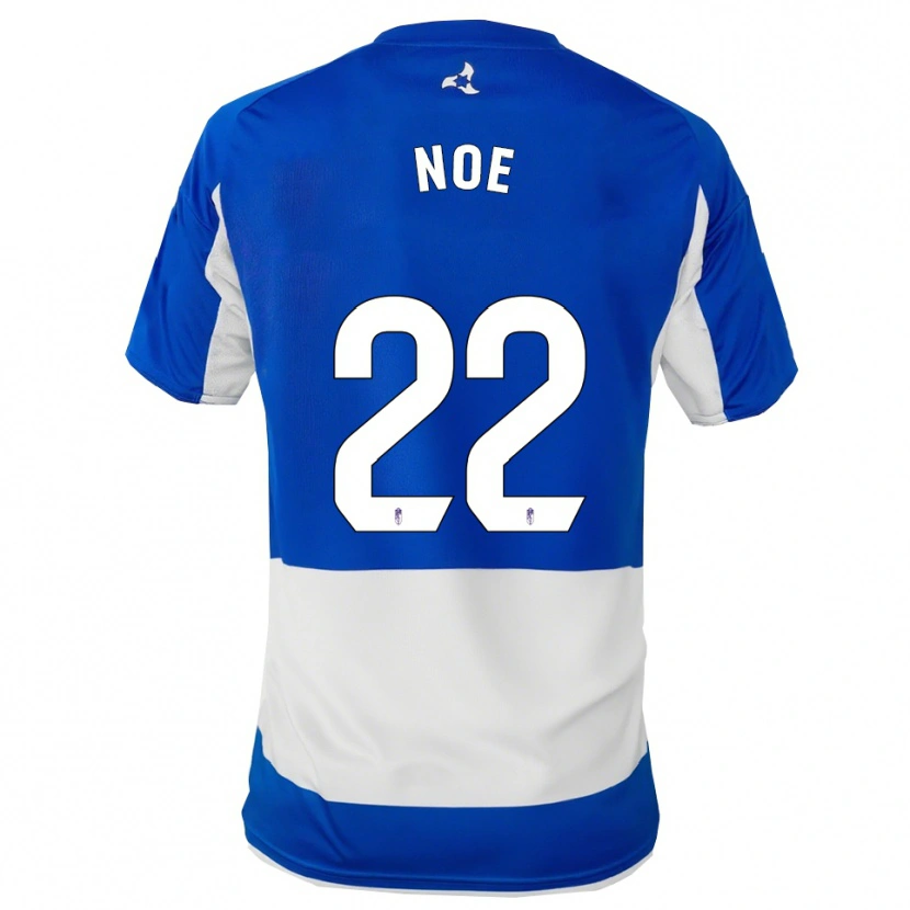 Danxen Mujer Camiseta Noe #22 Azul Blanco 2ª Equipación 2025/26 La Camisa México
