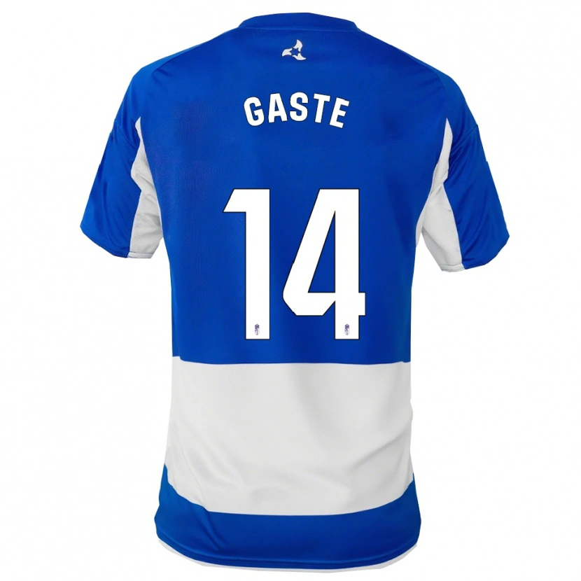 Danxen Mujer Camiseta Gaste #14 Azul Blanco 2ª Equipación 2025/26 La Camisa México
