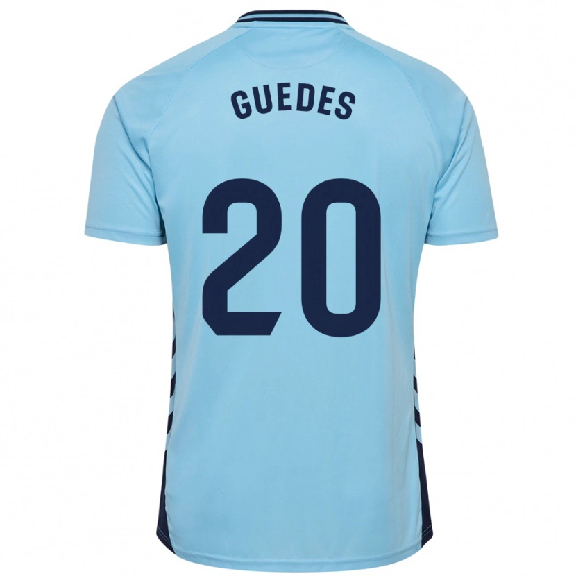 Danxen Mujer Camiseta Johan Guedes #20 Celeste 2ª Equipación 2025/26 La Camisa México