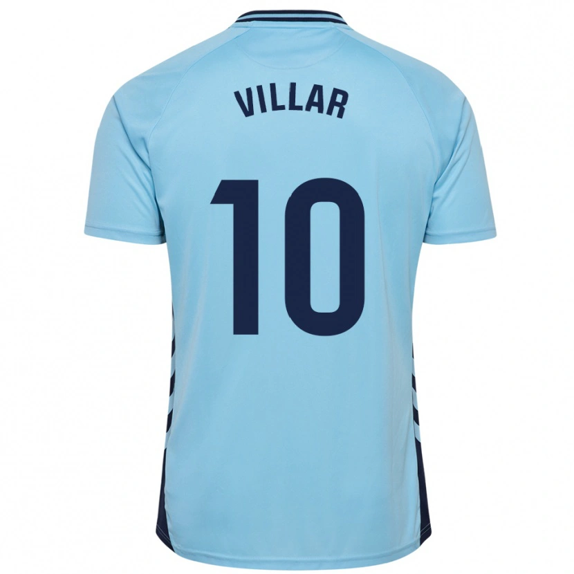 Danxen Mujer Camiseta Andy Villar #10 Celeste 2ª Equipación 2025/26 La Camisa México