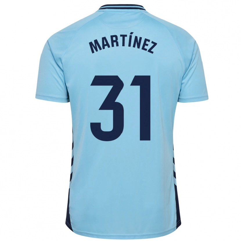 Danxen Mujer Camiseta Ian Martínez #31 Celeste 2ª Equipación 2025/26 La Camisa México