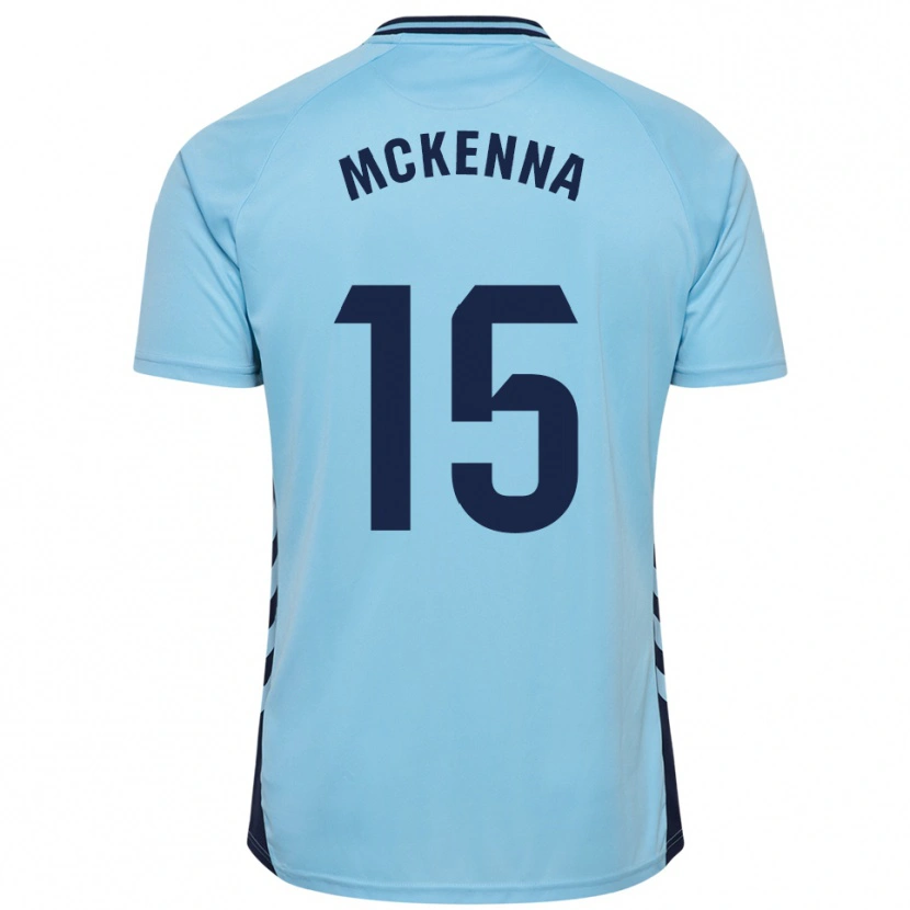 Danxen Mujer Camiseta Scott Mckenna #15 Celeste 2ª Equipación 2025/26 La Camisa México