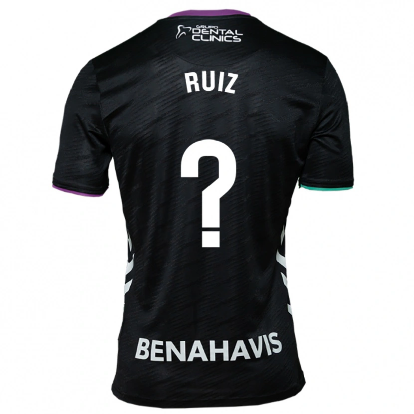 Danxen Mujer Camiseta Jorge Ruiz #0 Negro Morado Verde 2ª Equipación 2025/26 La Camisa México