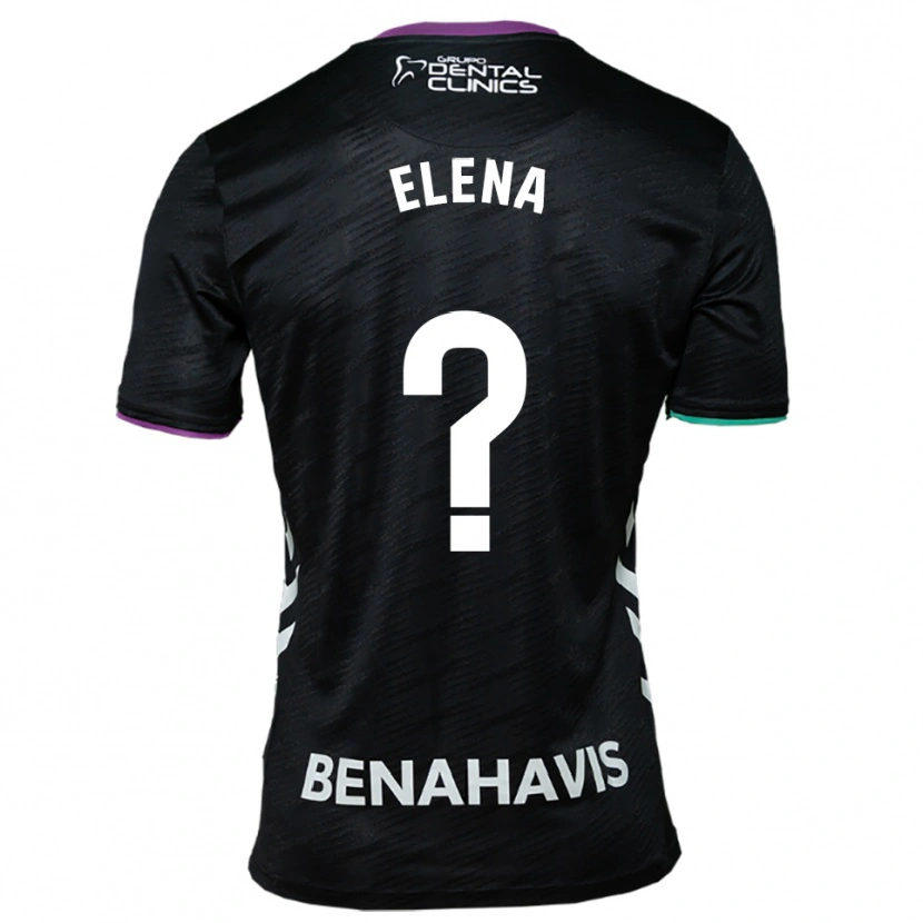 Danxen Mujer Camiseta Elena Martínez Pérez #0 Negro Morado Verde 2ª Equipación 2025/26 La Camisa México