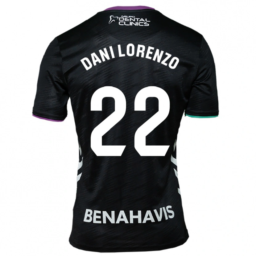 Danxen Mujer Camiseta Dani Lorenzo #22 Negro Morado Verde 2ª Equipación 2025/26 La Camisa México