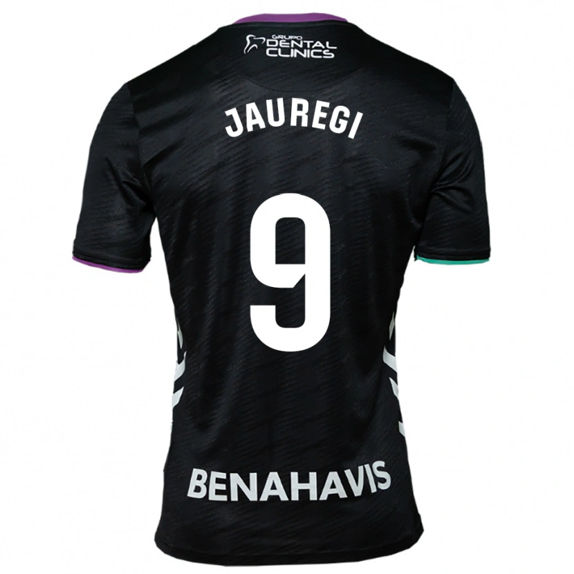 Danxen Mujer Camiseta Eneko Jauregi #9 Negro Morado Verde 2ª Equipación 2025/26 La Camisa México