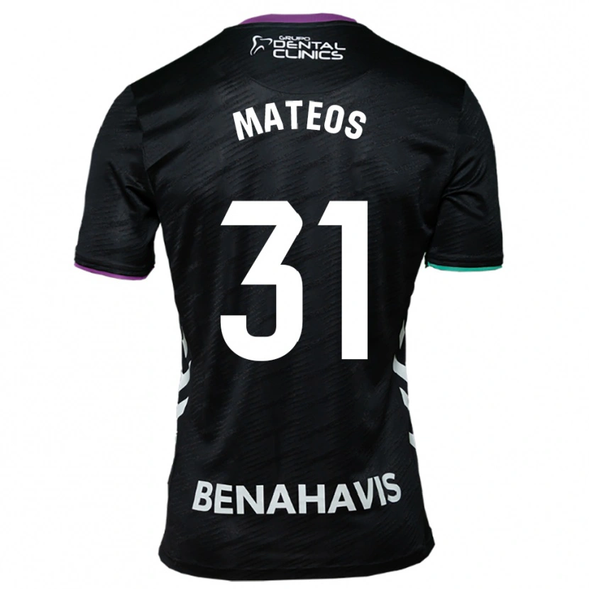Danxen Mujer Camiseta Álex Mateos #31 Negro Morado Verde 2ª Equipación 2025/26 La Camisa México