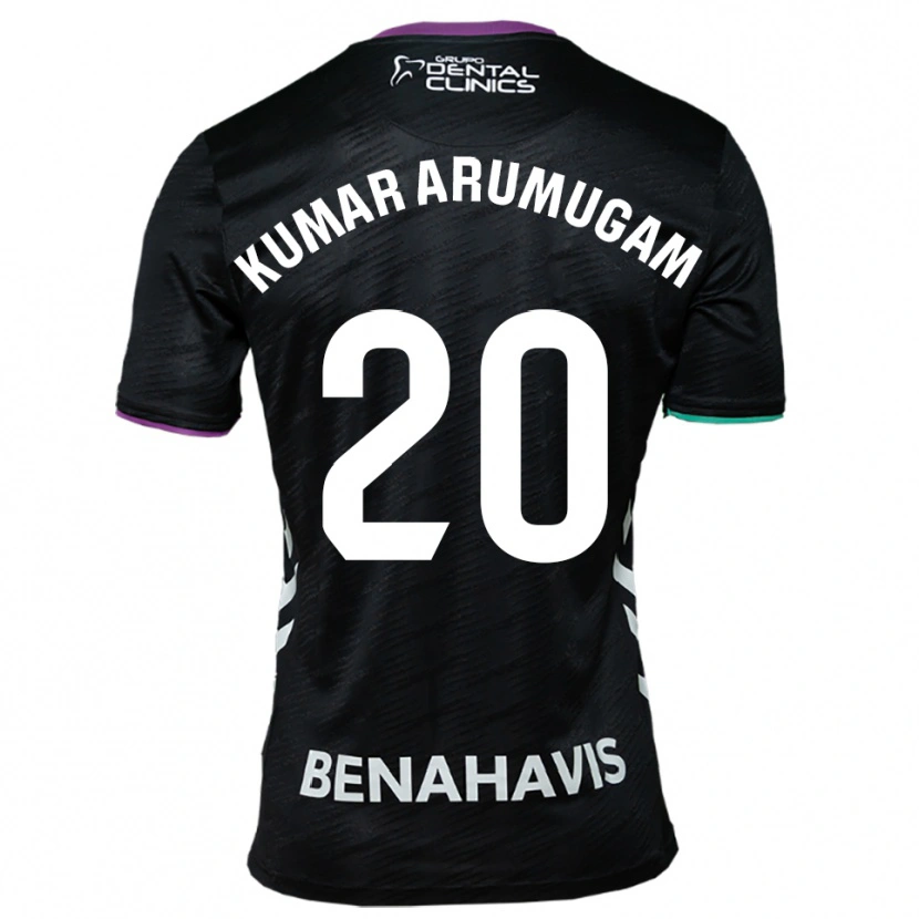 Danxen Mujer Camiseta Suk Kumar Arumugam #20 Negro Morado Verde 2ª Equipación 2025/26 La Camisa México