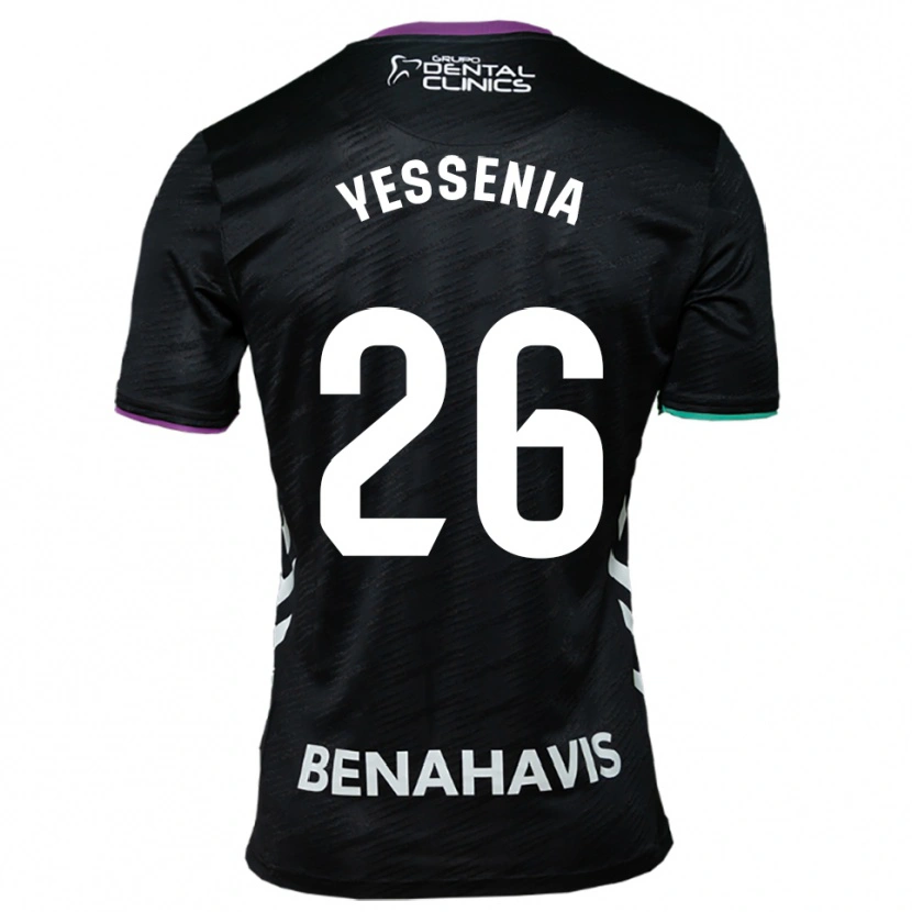 Danxen Mujer Camiseta Yessenia Alcaide Martin #26 Negro Morado Verde 2ª Equipación 2025/26 La Camisa México