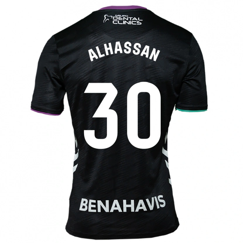 Danxen Mujer Camiseta Mubarak Alhassan #30 Negro Morado Verde 2ª Equipación 2025/26 La Camisa México