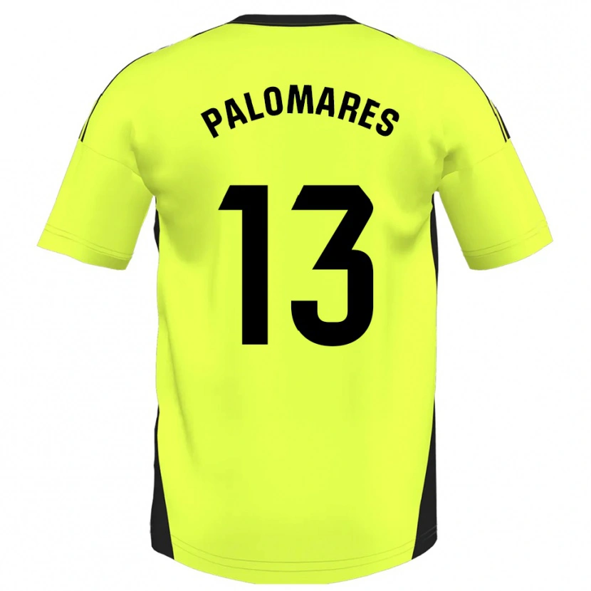 Danxen Mujer Camiseta Juanpa Palomares #13 Amarillo Fluorescente 2ª Equipación 2025/26 La Camisa México