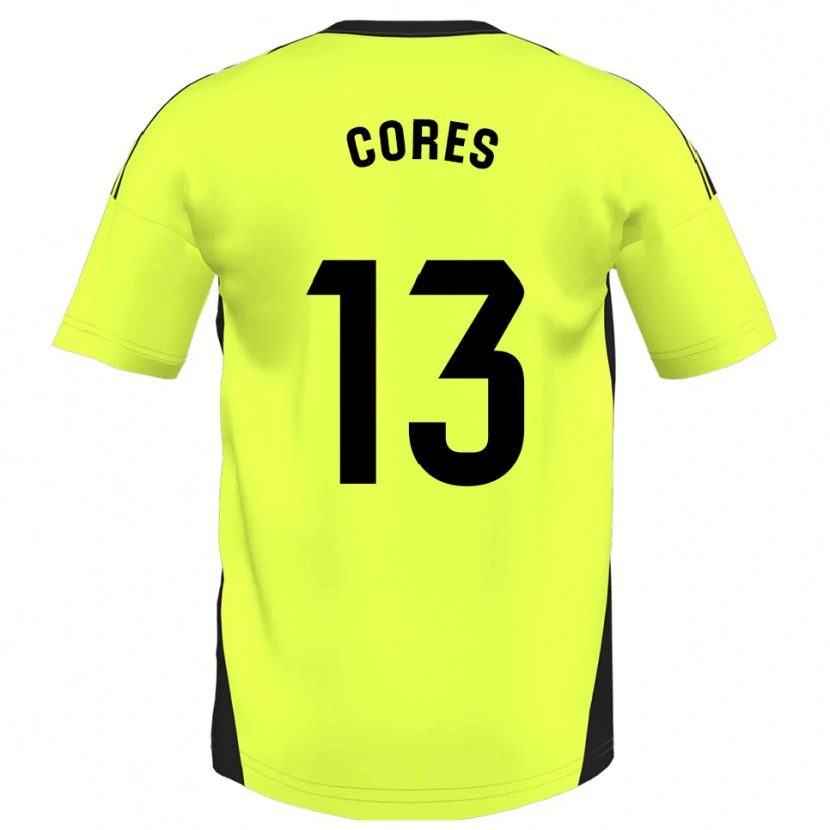 Danxen Mujer Camiseta Christian Cores #13 Amarillo Fluorescente 2ª Equipación 2025/26 La Camisa México